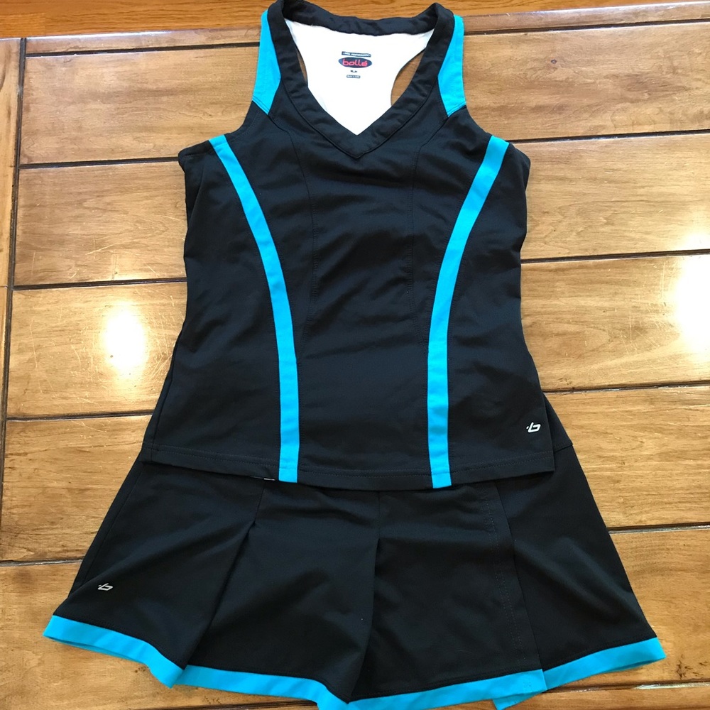 Matching Tennis Women's Outfit, Skirt And Top From bolle!